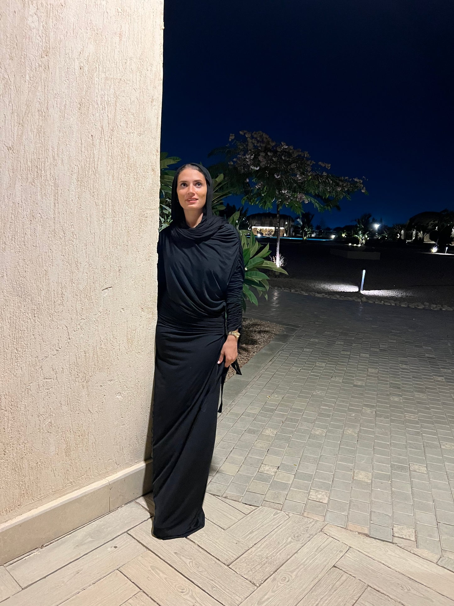 DRAPE ME dress | Black