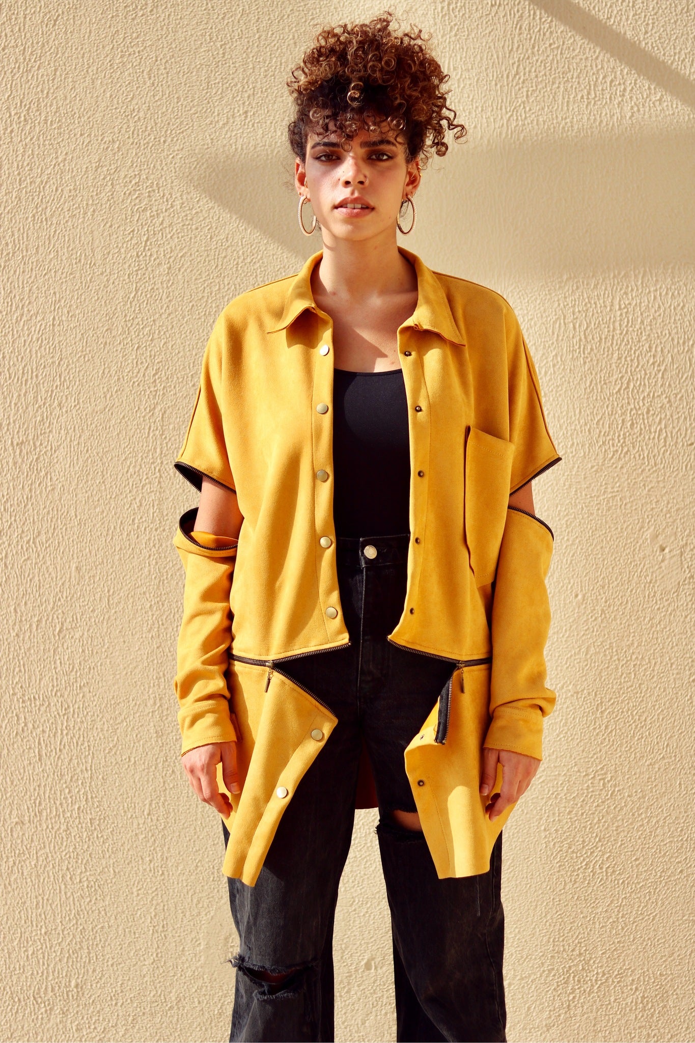 Multi-way Mustard Shirt