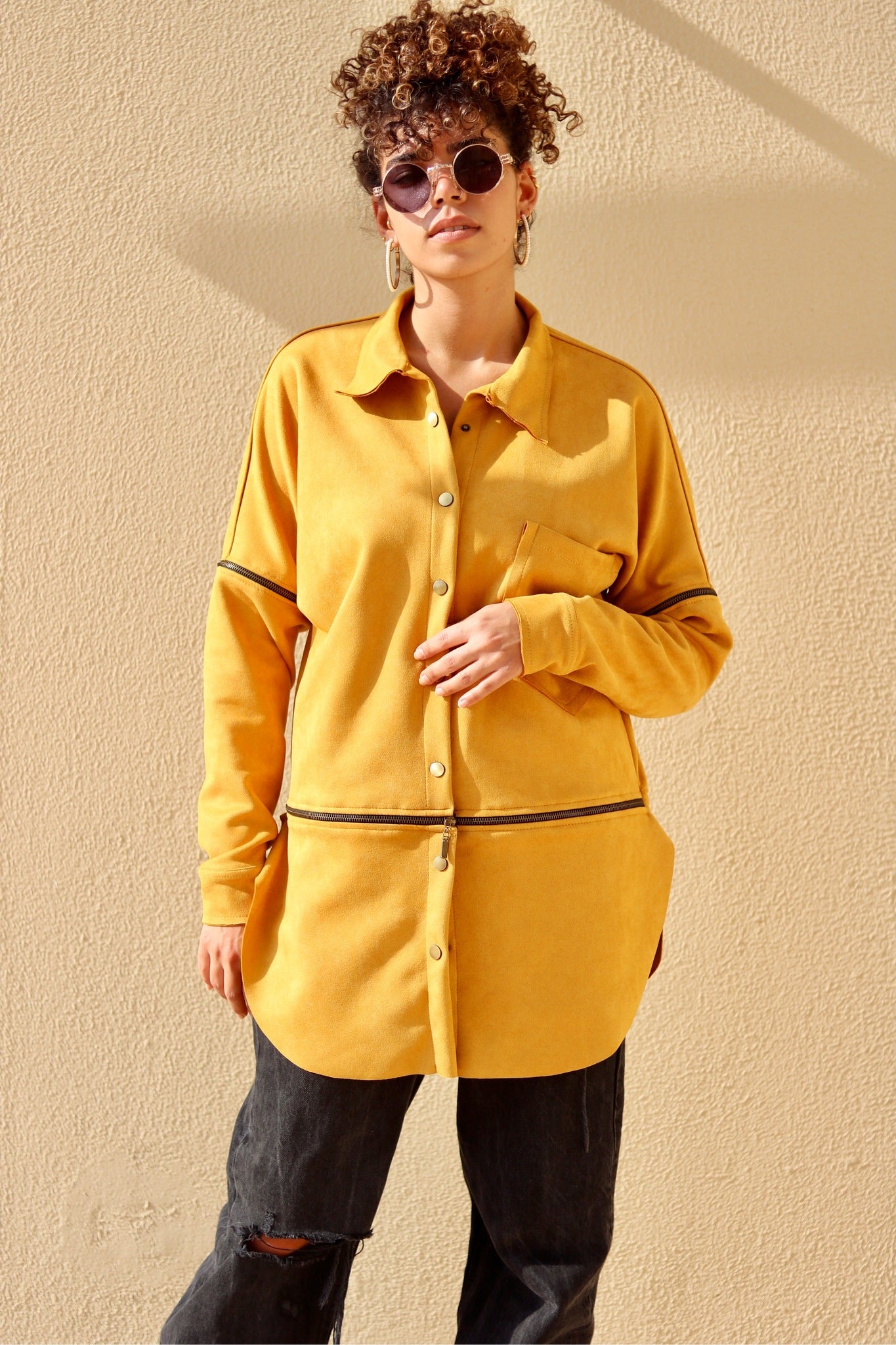 Multi-way Mustard Shirt