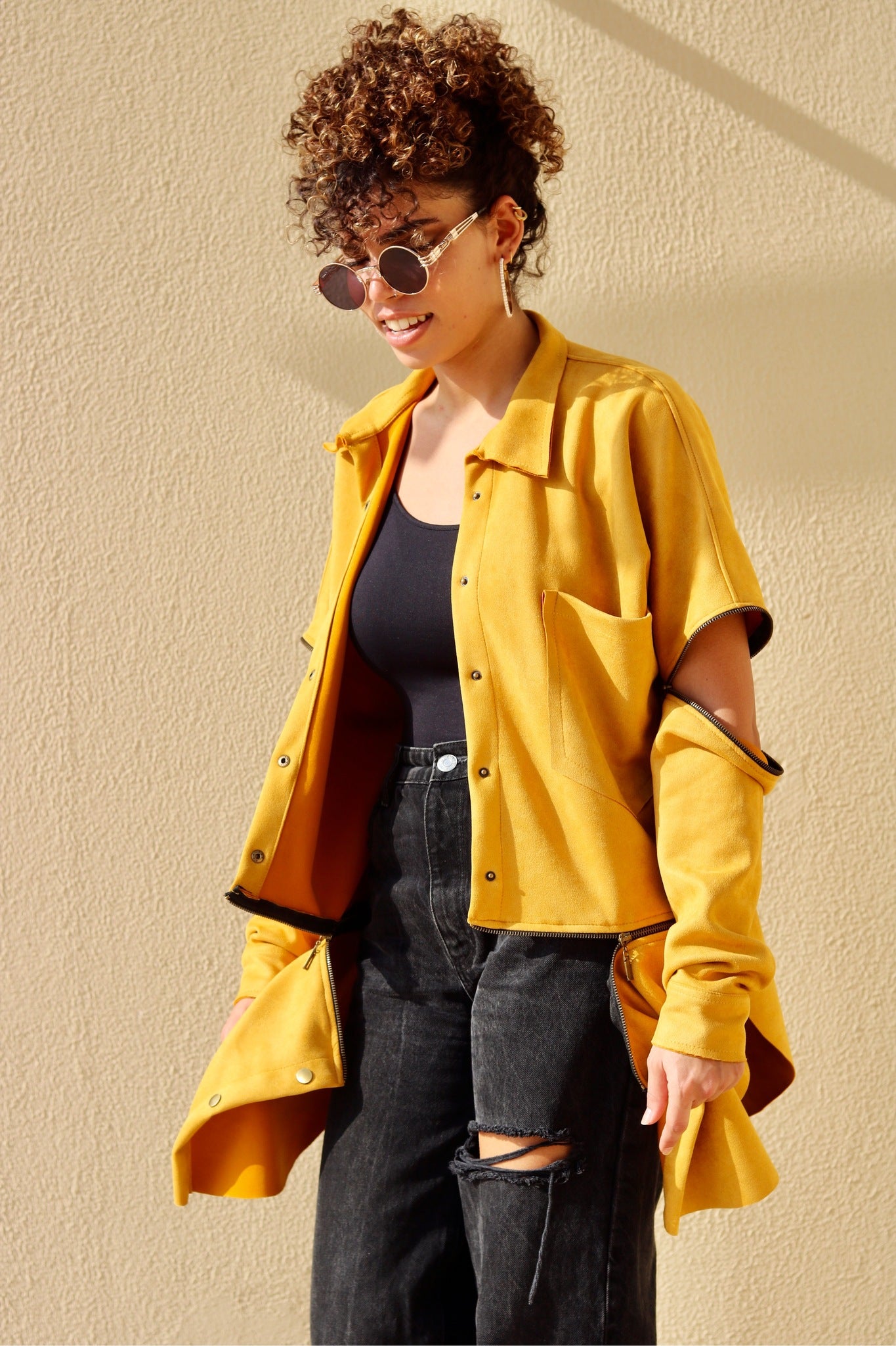 Multi-way Mustard Shirt