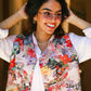 JOKER double sided vest in peach