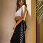 POLKA DOTS MY WRAP SKIRT IN BLACK