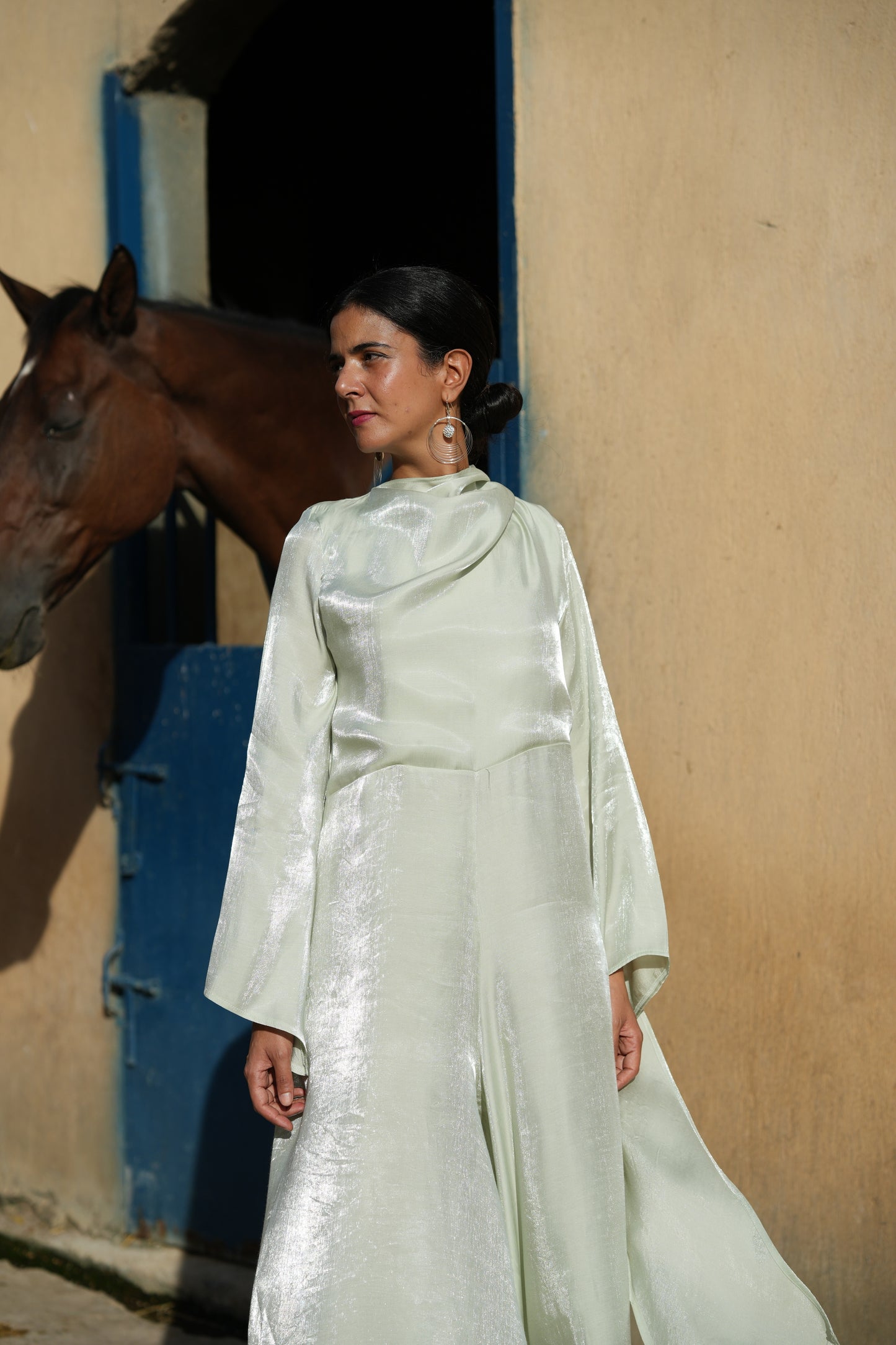 Flow in grace Jumpsuit - Shimmery Mint