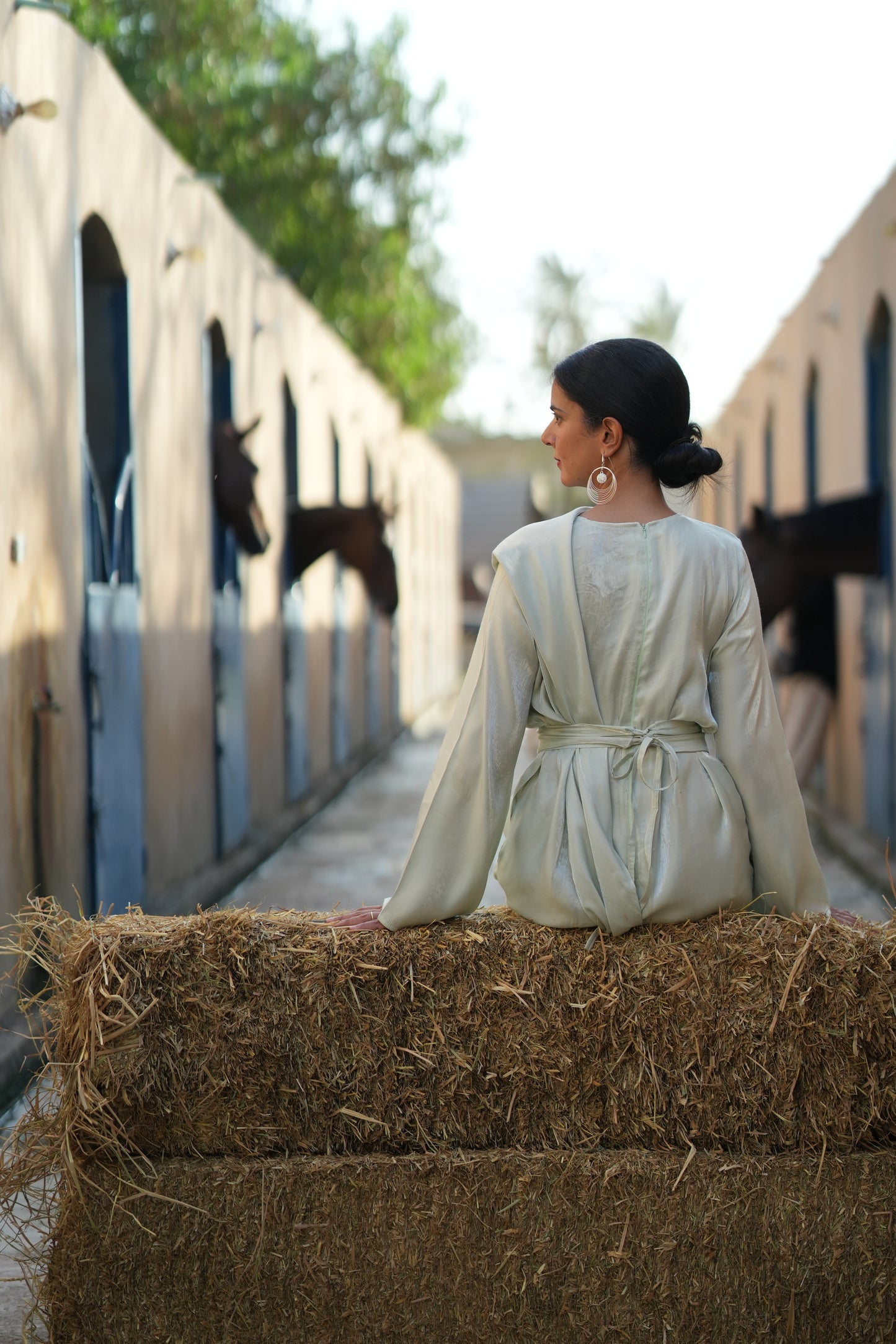 Flow in grace Jumpsuit - Shimmery Mint