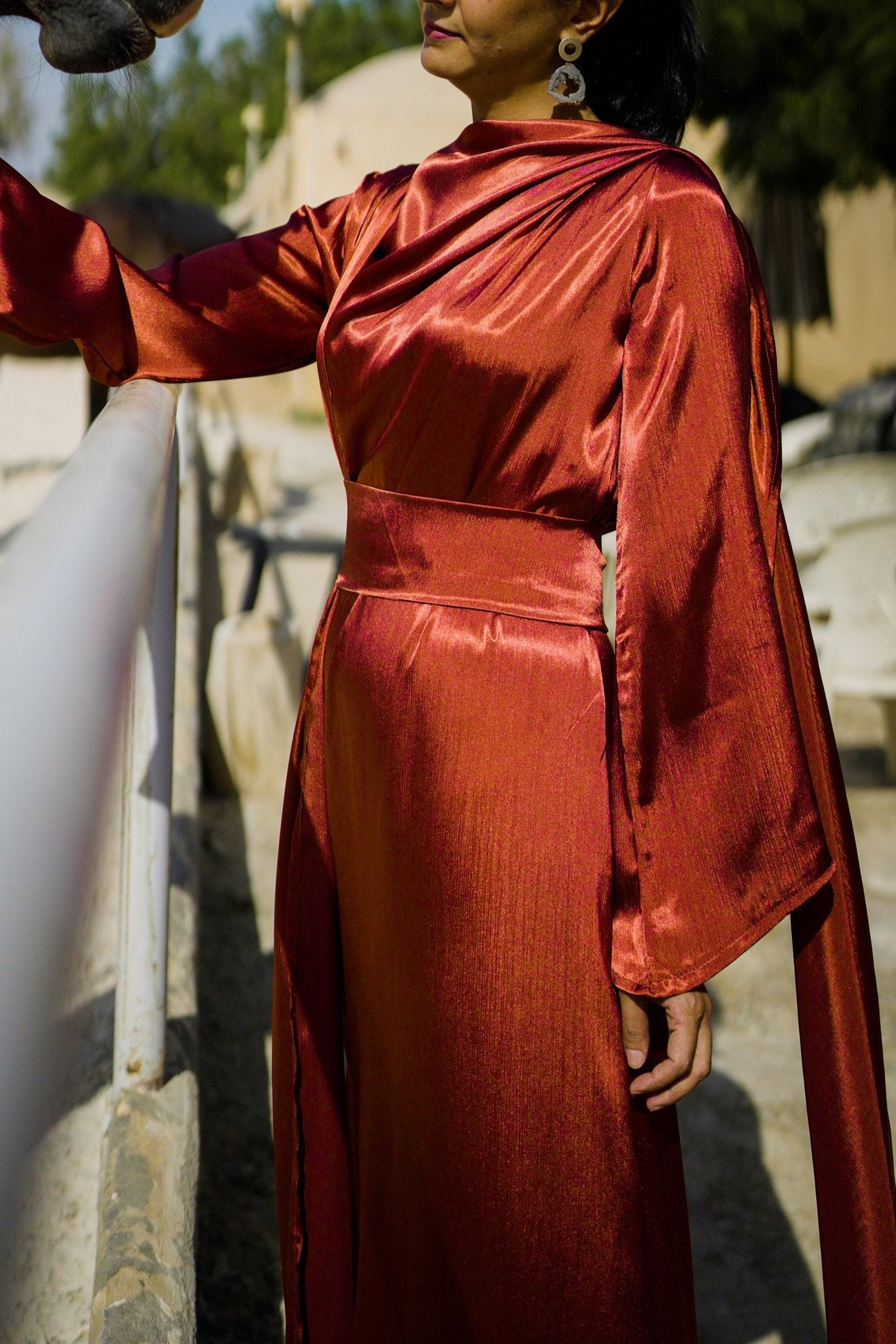 Dress in Grace - Orange brick