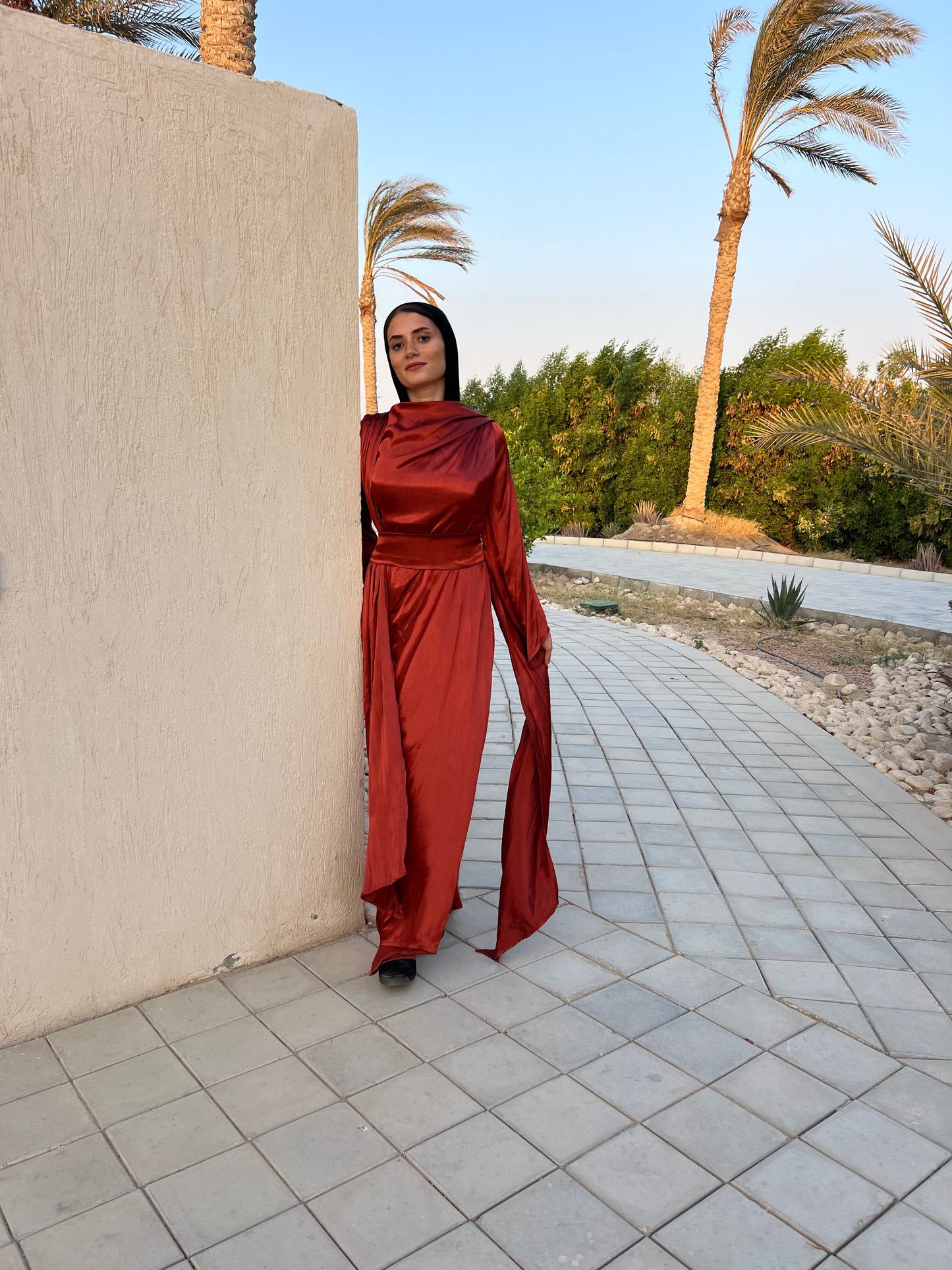 Dress in Grace - Orange brick