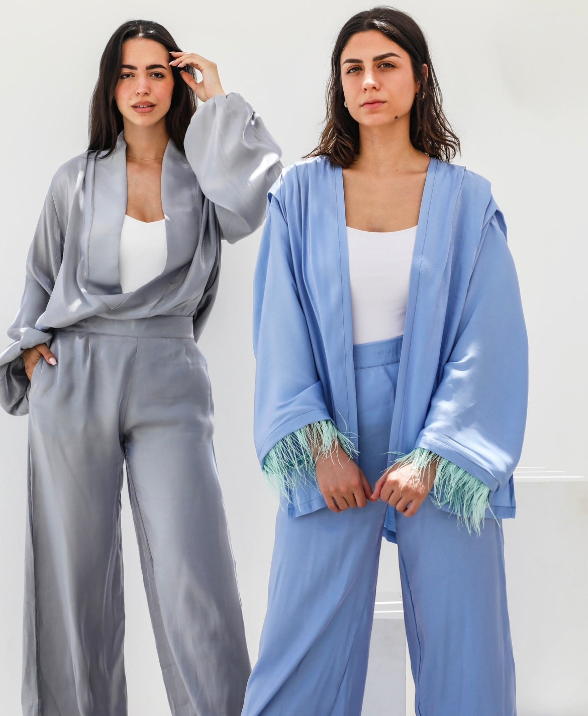 The shimmer silver set