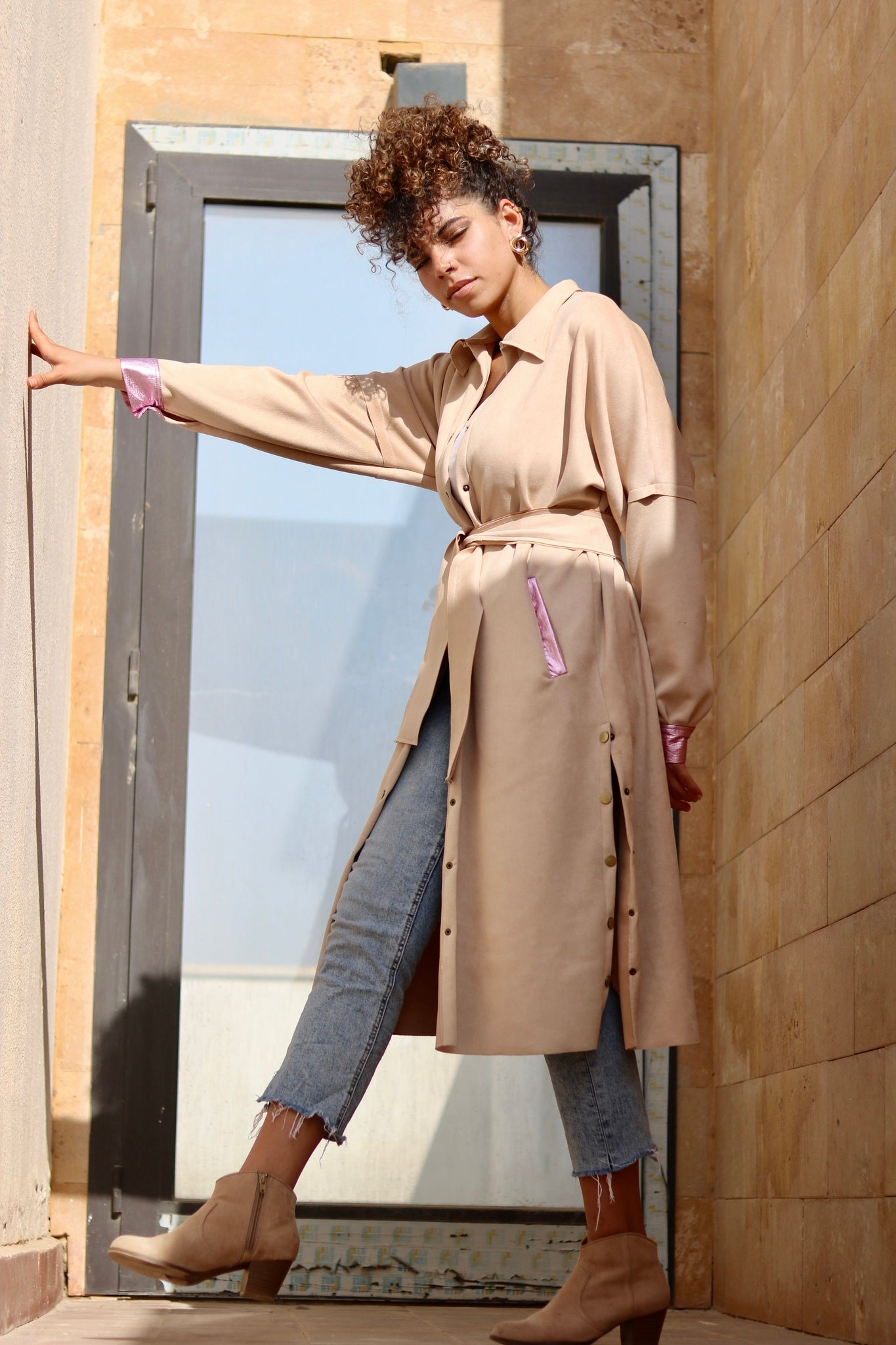 Suede Me Dress/Cardigan