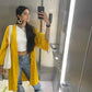 Mustard Silk Kimono